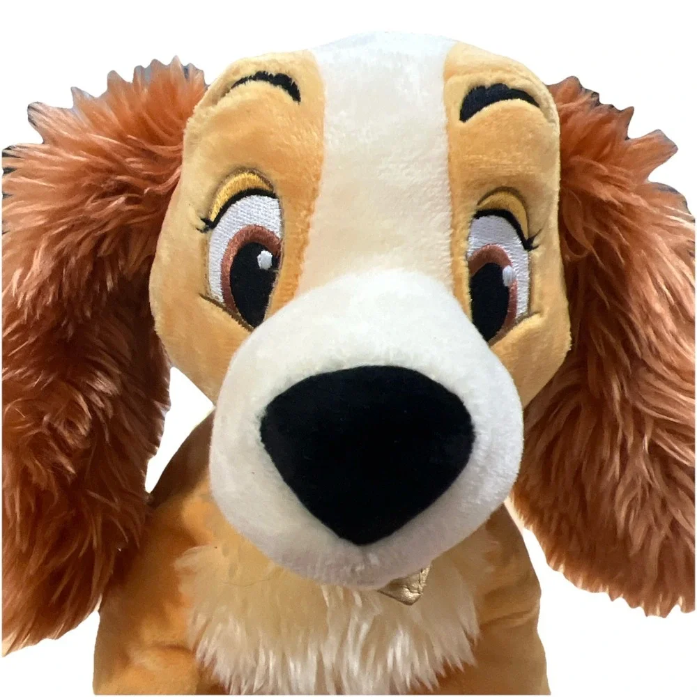 Disney Store Authentic Lady Plush Stuffed Animal from Lady and the Tramp 12